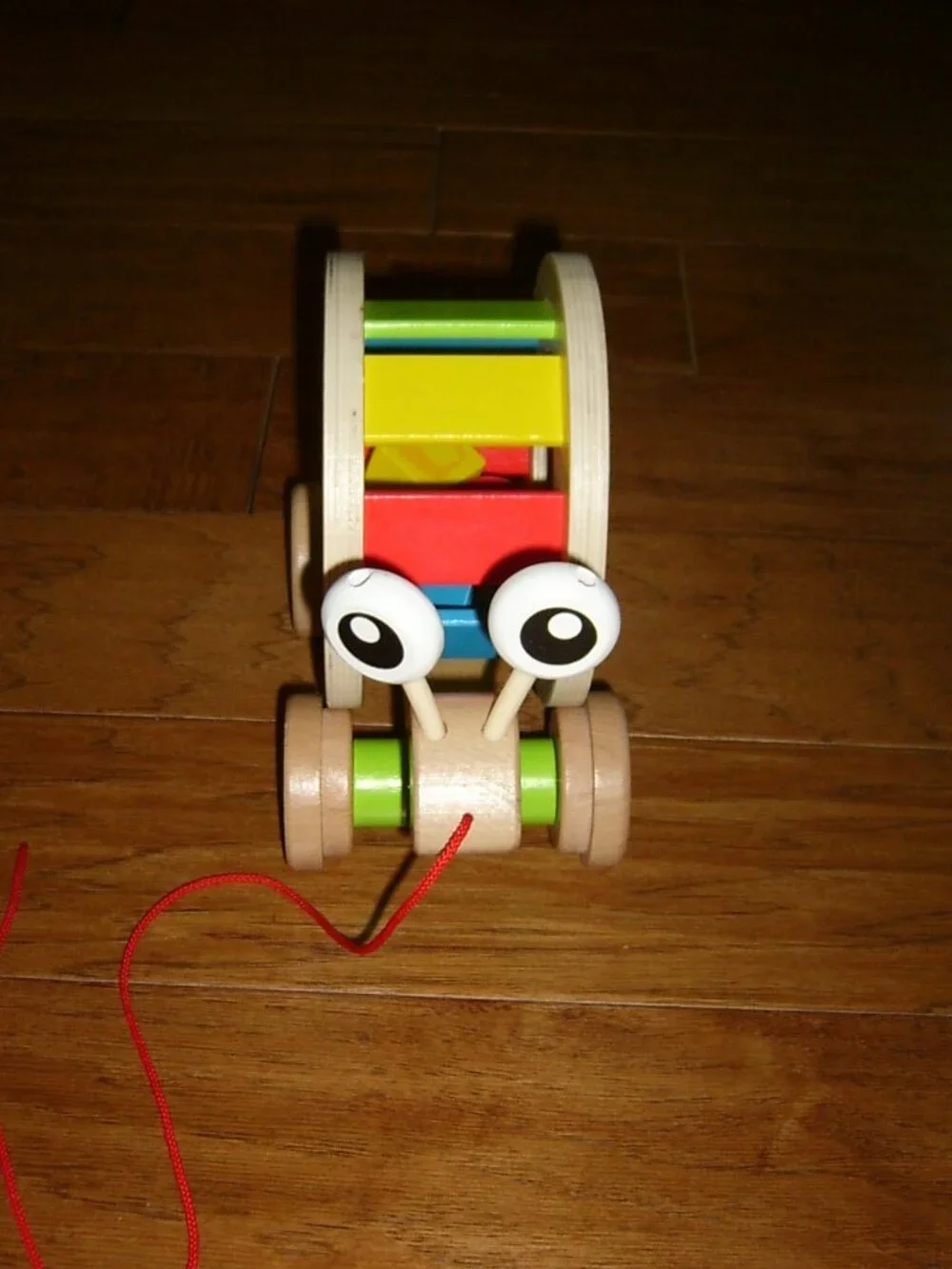 Hape Wooden Snail Pull Toy Shape Sorter Toddler Learning Toy, VGUC